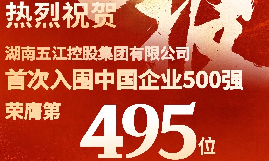 喜報(bào)！集團(tuán)首次躋身中國企業(yè)500強(qiáng)